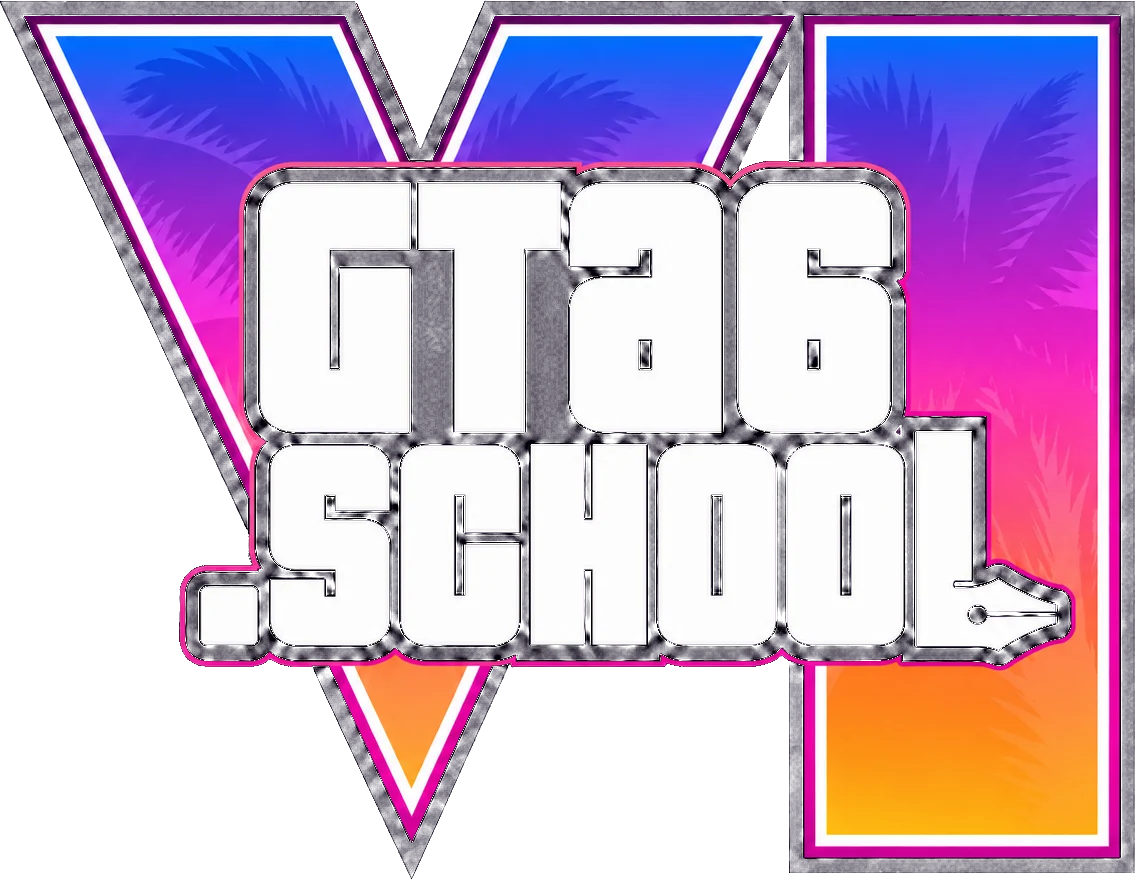 The GTA6 School monogram lockup
